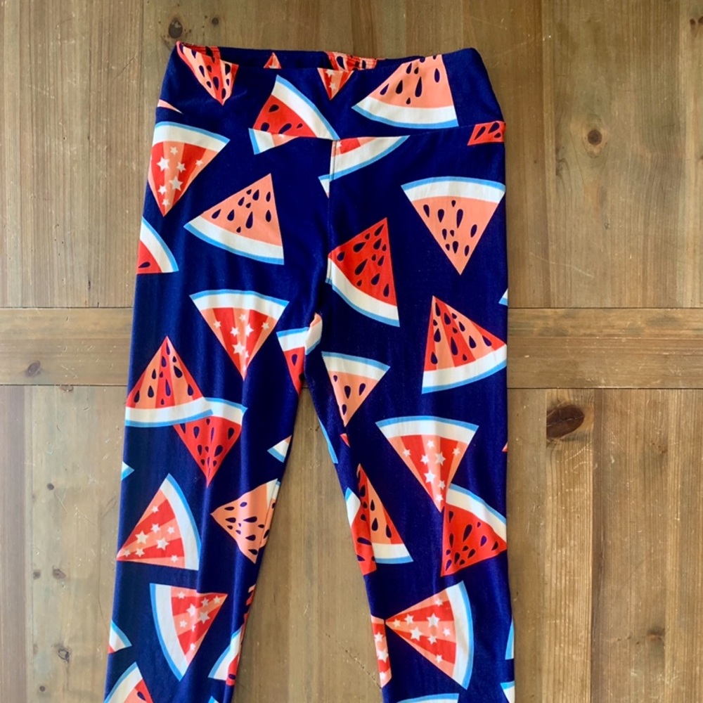 LuLaRoe watermelon leggings